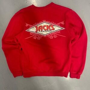 Y2K Jacks Surfboards surfwear crewneck with sick‎ floral design